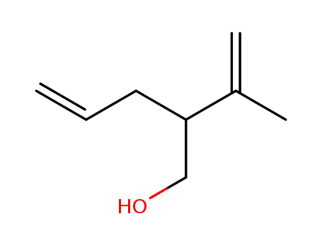Molecular Structure of 99799-91-4 (2-(prop-1-en-2-yl)pent-4-en-1-ol)