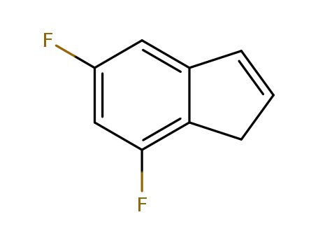 Molecular Structure of 939760-79-9 (5,7-DIFLUORO-1H-INDENE)