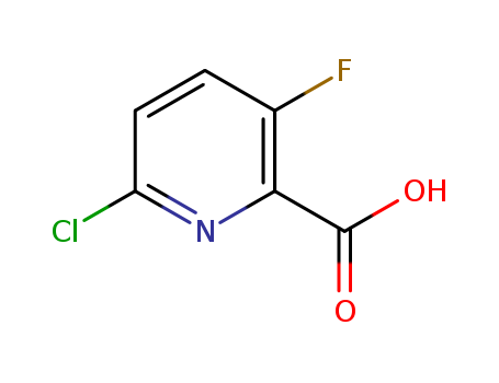 2-Chloro-5-fluoropyridine-6-carboxylic acid