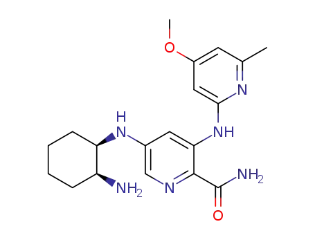 5-{[(1R,2S)-2-aminocyclohexyl]amino}-3-[(4-methoxy-6-methylpyridin-2-yl)amino]pyridine-2-carboxamide