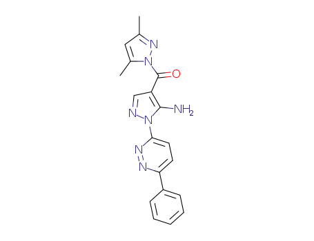 [5-amino-1-(6-phenyl-pyridazin-3-yl)-1H-pyrazol-4-yl]-(3,5-dimethylpyrazol-1-yl)-methanone