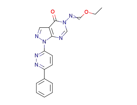 C<sub>18</sub>H<sub>15</sub>N<sub>7</sub>O<sub>2</sub>