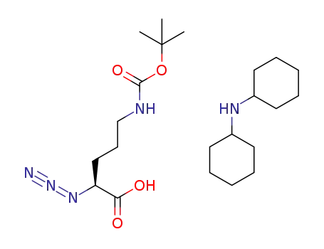 (S)-2-azido-5-((tert-butoxycarbonyl)amino)pentanoic acid dicyclohexylamine salt