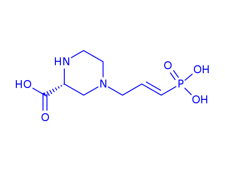 2-Piperazinecarboxylicacid, 4-[(2E)-3-phosphono-2-propenyl]-, (2R)-