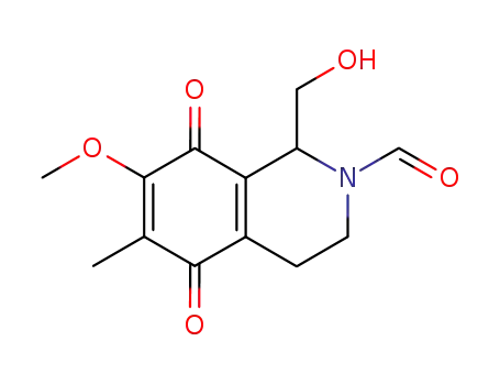 1-(hydroxymethyl)-7-methoxy-6-methyl-5,8-dioxo-3,4-dihydro-1H-isoquinoline-2-carbaldehyde