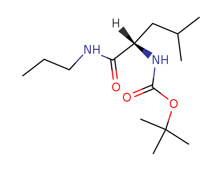 (S)-tert-butyl 4-methyl-1-oxo-1-(propylamino)pentan-2-ylcarbamate