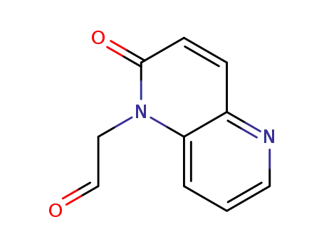Molecular Structure of 959615-84-0 (2-oxo-1,5-Naphthyridine-1(2H)-acetaldehyde)