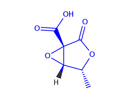 Molecular Structure of 204378-79-0 (D-Lyxonic acid, 2,3-anhydro-2-C-carboxy-5-deoxy-, 1,4-lactone (9CI))