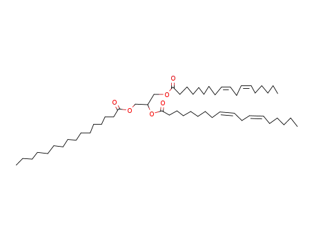 Molecular Structure of 2190-15-0 (1,2-DILINOLEOYL-3-PALMITOYL-RAC-GLYCEROL)