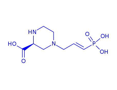 2-Piperazinecarboxylicacid, 4-(3-phosphono-2-propen-1-yl)-