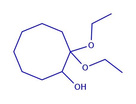 Molecular Structure of 202058-33-1 (Cyclooctanol, 2,2-diethoxy- (9CI))