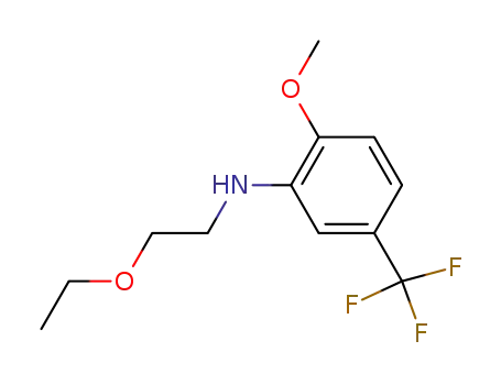 (2-Ethoxy-ethyl)-(2-methoxy-5-trifluoromethyl-phenyl)-amine