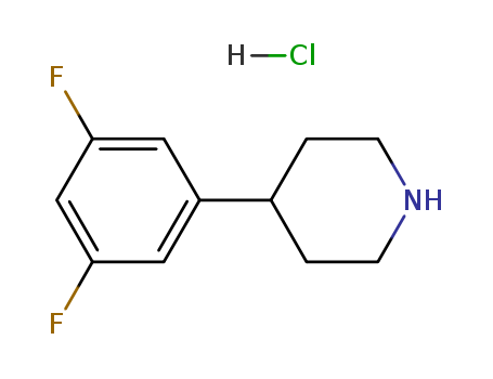 4-(3,5-Difluoro-phenyl)-piperidine hydrochloride  as no.1004618-89-6 98%