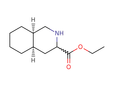 3-이소퀴놀린카르복실산, 데카하이드로-, 에틸 에스테르