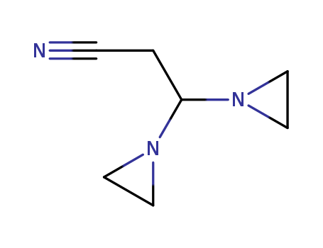 1-Aziridinepropanenitrile,b-1-aziridinyl-
