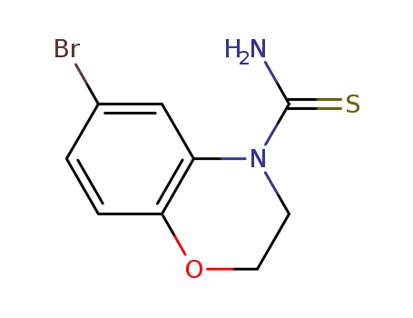 6-bromo-3,4-dihydro-2H-benzo[1,4]oxazine-4-carbothioic acid amide