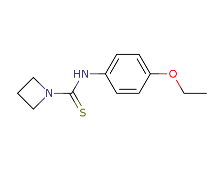 Molecular Structure of 108483-67-6 (azetidine-1-carbothioic acid 4-ethoxy-anilide)