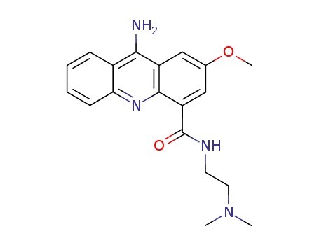 Molecular Structure of 100113-19-7 (9-Amino-N-(2-(dimethylaino)ethyl)-2-methoxy-4-acridinecarboxamide)