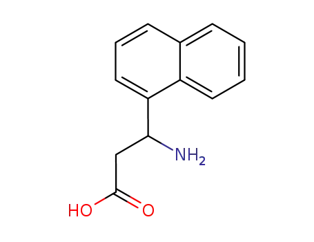 Molecular Structure of 100393-41-7 (3-AMINO-3-NAPHTHALEN-1-YL-PROPIONIC ACID)