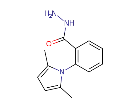 Molecular Structure of 100373-80-6 (2-(2,5-DIMETHYL-1H-PYRROL-1-YL)BENZENECARBOHYDRAZIDE)