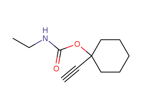 카르밤산, 에틸-, 1-에티닐사이클로헥실 에스테르(6CI)