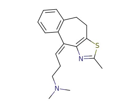 dimethyl-[3-((<i>Z</i>)-2-methyl-9,10-dihydro-benzo[5,6]cyclohepta[1,2-<i>d</i>]thiazol-4-ylidene)-propyl]-amine