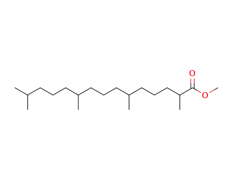 Molecular Structure of 1001-80-5 (METHYL PRISTANATE)