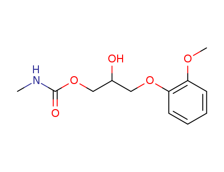 Carbamic acid, methyl-,2-hydroxy-3-(o-methoxyphenoxy)propyl ester (6CI)