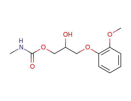 2-hydroxy-3-(2-methoxyphenoxy)propyl methylcarbamate