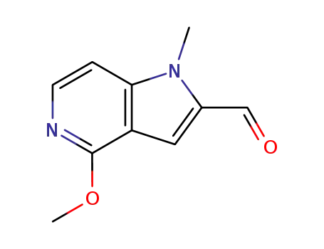 4-METHOXY-1-METHYL-2,3-DIHYDRO-1H-PYRROLO[3,2-C]PYRIDINE-2-CARBALDEHYDE
