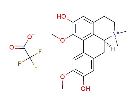 Molecular Structure of 1346153-50-1 (N-methylboldine trifluoroacetate)