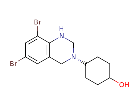 (trans)-4-(6,8-dibromo-1,4-dihydroquinazolin-3(2H)-yl)cyclohexan-1-ol