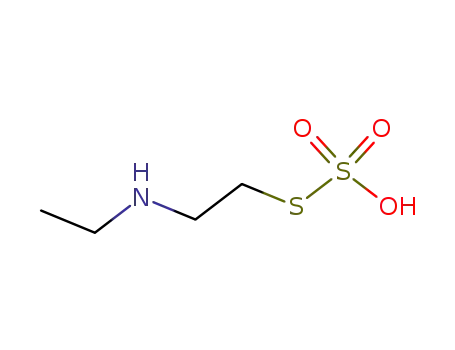 Molecular Structure of 1002-08-0 (Thiosulfuric acid hydrogen S-[2-(ethylamino)ethyl] ester)