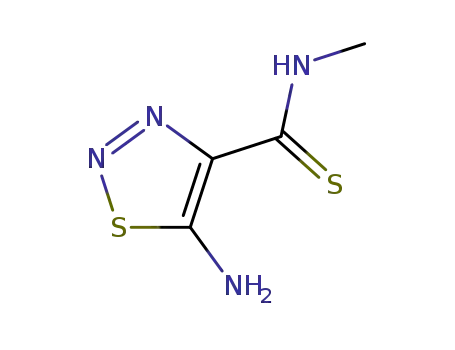 1,2,3-Thiadiazole-4-carbothioamide,5-amino-N-methyl-(9CI)