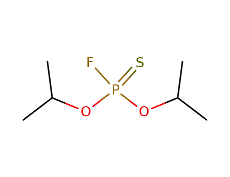 Molecular Structure of 1000-22-2 (Phosphorofluoridothioic acid O,O-diisopropyl ester)