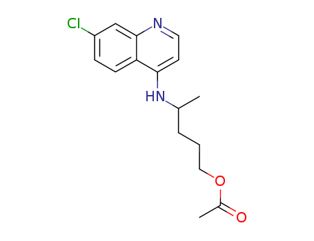 1-Pentanol,4-[(7-chloro-4-quinolinyl)amino]-, 1-acetate cas  31510-51-7