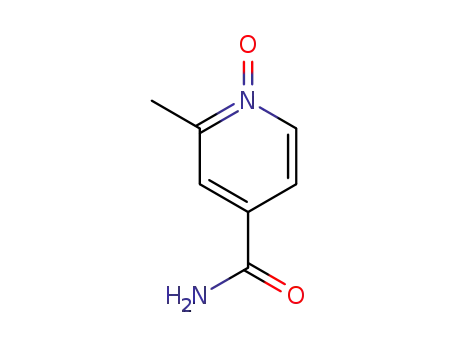 Isonicotinamide, 2-methyl-, 1-oxide (6CI)