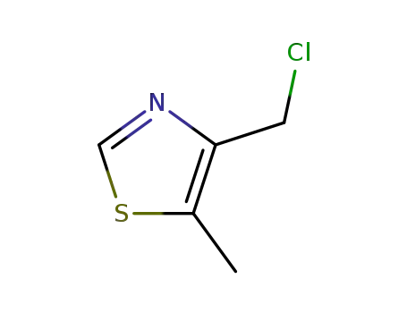 Molecular Structure of 141305-54-6 (Thiazole,  4-(chloromethyl)-5-methyl-)