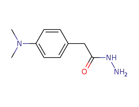 Molecular Structure of 100133-14-0 (2-(4-(DIMETHYLAMINO)PHENYL)ACETOHYDRAZIDE)