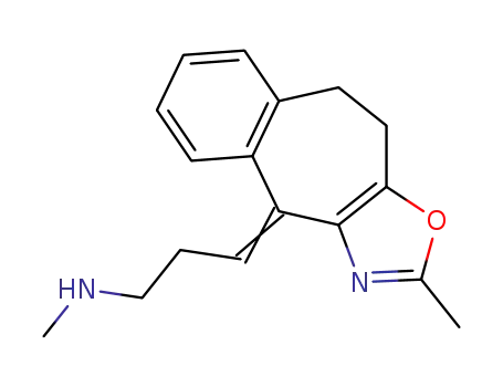 9,10-Dihydro-2-methyl-4-(3-(methylamino)propylidene)-4H-benzo(5,6)cyclohept(1,2-d)oxazole