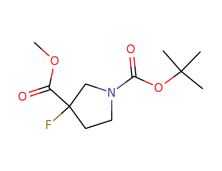 1-tert-butyl 3-methyl 3-fluoropyrrolidine-1,3-dicarboxylate