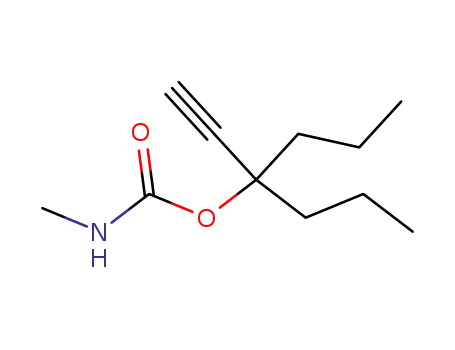 Carbamic acid, methyl-, 1,1-dipropyl-2-propynyl ester (6CI)