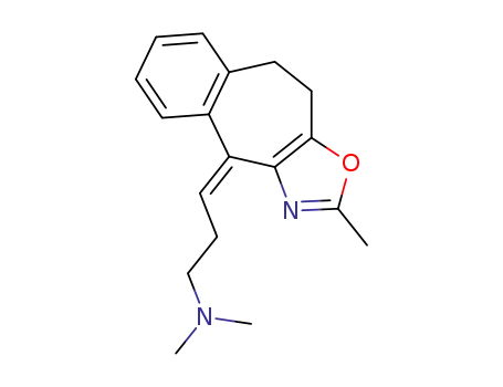 dimethyl-[3-(2-methyl-9,10-dihydro-benzo[5,6]cyclohepta[1,2-<i>d</i>]oxazol-4-ylidene)-propyl]-amine