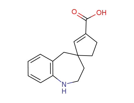 Spiro[4H-1-benzazepine-4,1'-[2]cyclopentene]-3'-carboxylic acid, 1,2,3,5-tetrahydro-