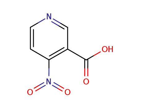 Molecular Structure of 100367-58-6 (4-NITRO-3-PYRIDINECARBOXYLIC ACID)