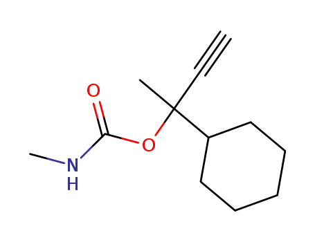 카르밤산, 메틸-, 1-시클로헥실-1-메틸-2-프로피닐 에스테르(6CI)