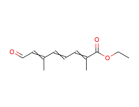 2,4,6-옥타트리엔산, 2,6-디메틸-8-옥소-, 에틸 에스테르