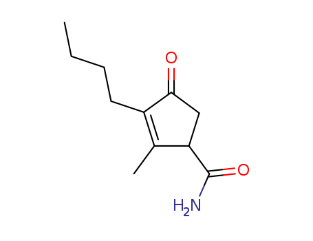 2-CYCLOPENTENE-1-CARBOXAMIDE,3-BUTYL-2-METHYL-4-OXO-