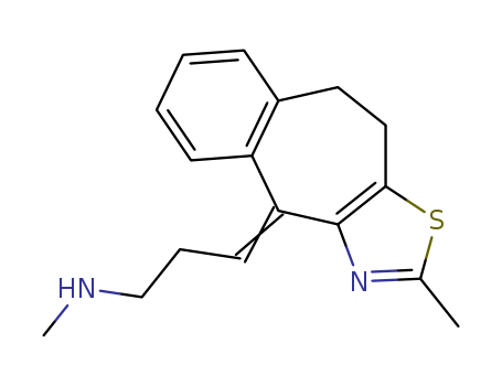 1-Propanamine,3-(9,10-dihydro-2-methyl-4H-benzo[5,6]cyclohepta[1,2-d]thiazol-4-ylidene)-N-methyl-