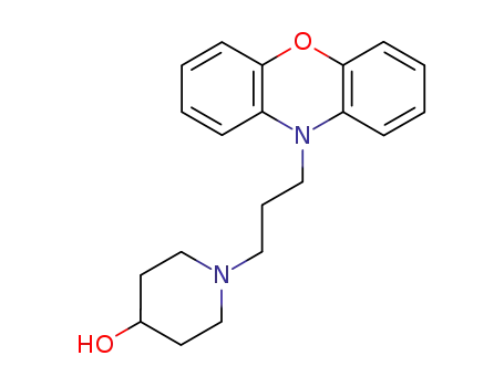 Molecular Structure of 100197-50-0 (1-[3-(10H-phenoxazin-10-yl)propyl]piperidin-4-ol)